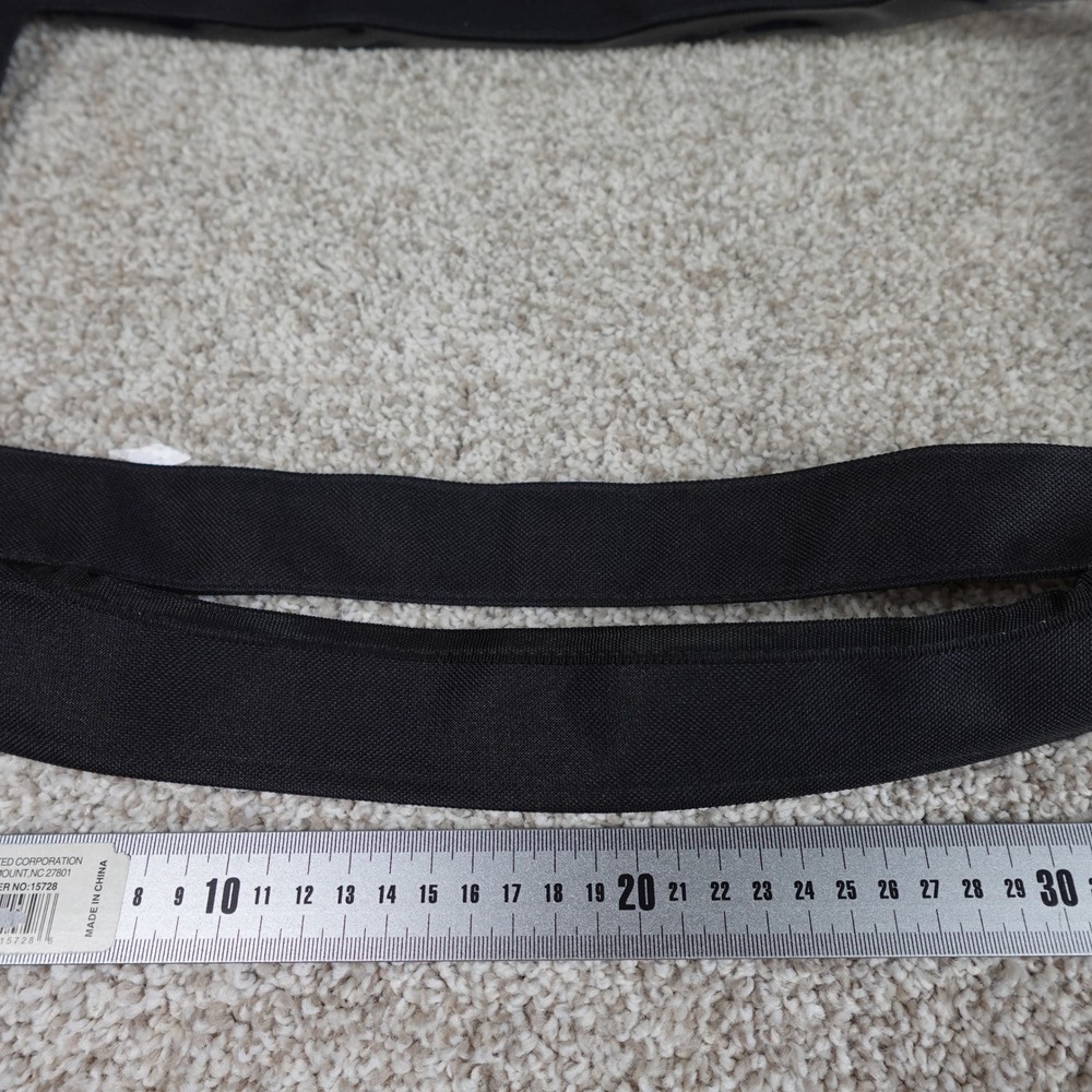Thirty-One Medium Top a Tote Lid Black Fabric Clear Top Storage Organizer - Picture 4 of 4